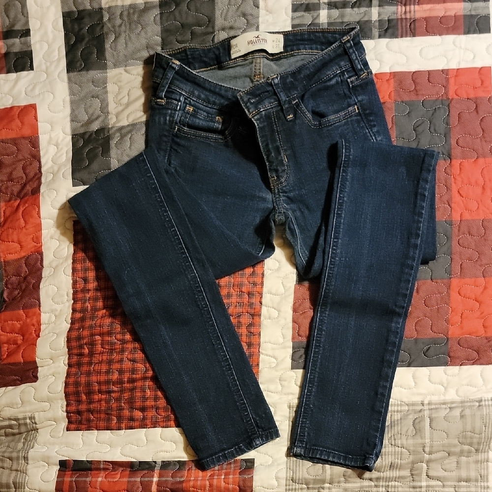 Hollister Blue Skinny Jeans Classic Denim